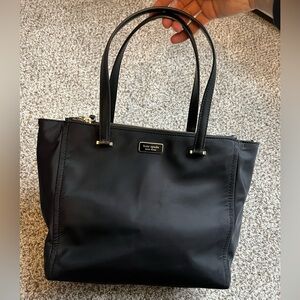 Kate Spade Black Nylon Tote Bag